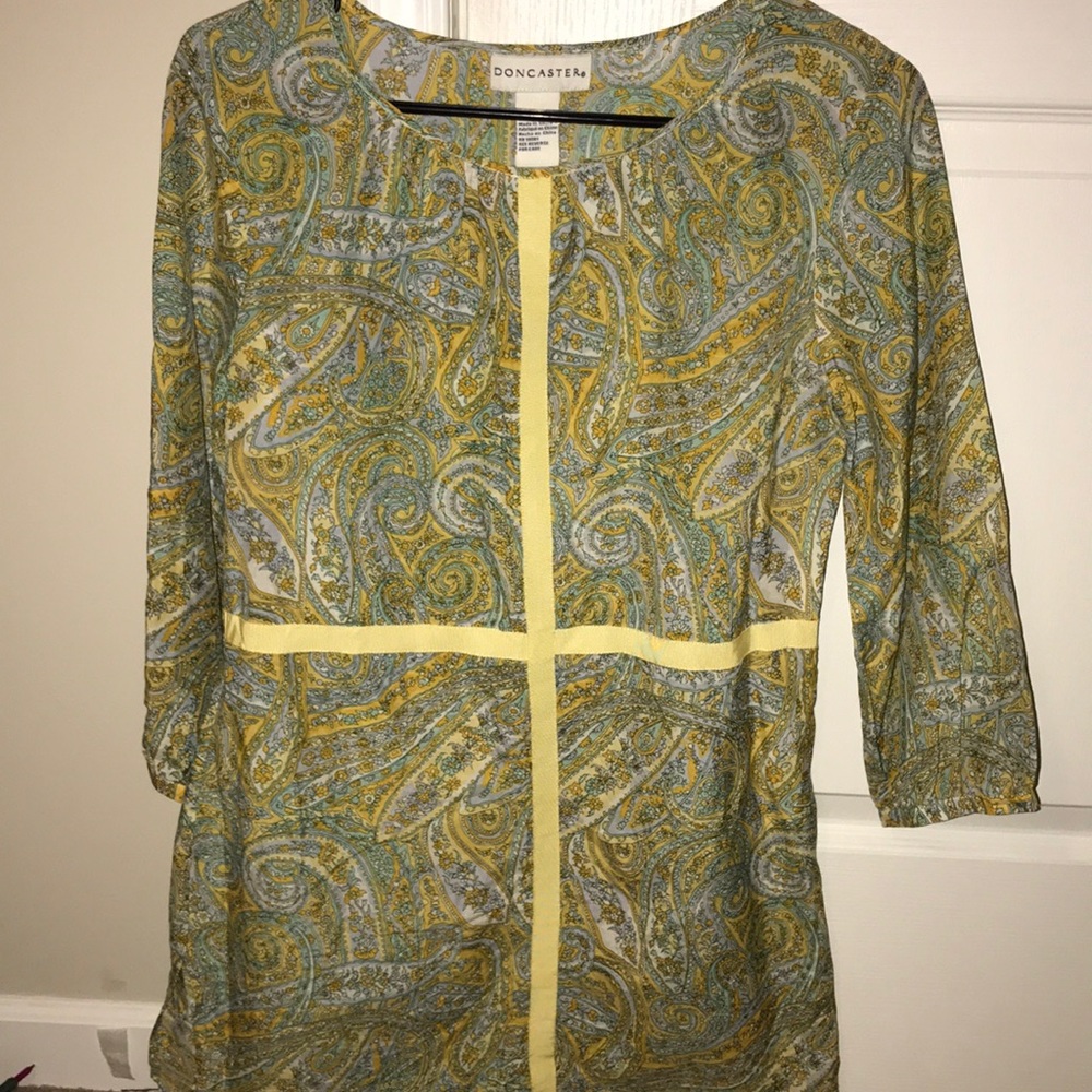 Paisley print dress
